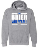 BRIER Volleyball - GILDAN Brand Graphite Grey options