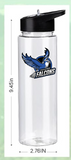 24oz Clear Water Bottle with logo