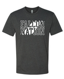 FALCON NATION - Short sleeve option - Adults and Youth sizes