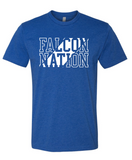 FALCON NATION - Short sleeve option - Adults and Youth sizes