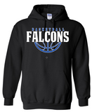 FALCONS BASKETBALL WITH BLUE - Hoodie
