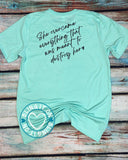 * powHERful * on soft tee ~ your choice of color