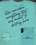 * powHERful * on soft tee ~ your choice of color