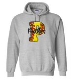 "P" Panthers softball on grey