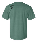 Doodle World Map - Send me, Lord on back shoulder - ADULT SIZES LISTING