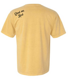 Doodle World Map - Send me, Lord on back shoulder - ADULT SIZES LISTING