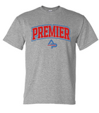 Arkansas Premier - PREMIER logo - Grey shirt options