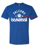Falcons Basketball - personalize with your number - Tshirt or sweatshirt