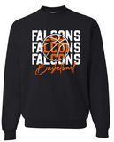 Falcons Basketball - sweatshirt options