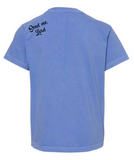 Doodle World Map - Send me, Lord on back shoulder - YOUTH SIZES LISTING