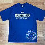 Warhawks Softball - Dri Fit tee