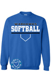 Warhawks Softball - Sweatshirt options
