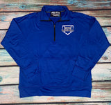Greenbrier Baseball 1/2 Zip Pullover - Royal