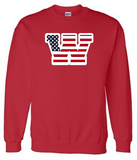 Warriors Baseball - Crew Neck Sweatshirt