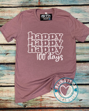 happy 100 Days of School on Bella Tee