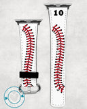 Baseball - Faux Leather Apple Watchband ** FREE SHIPPING **