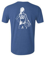 Custom Basketball Boy or Girl ( on back of shirt )