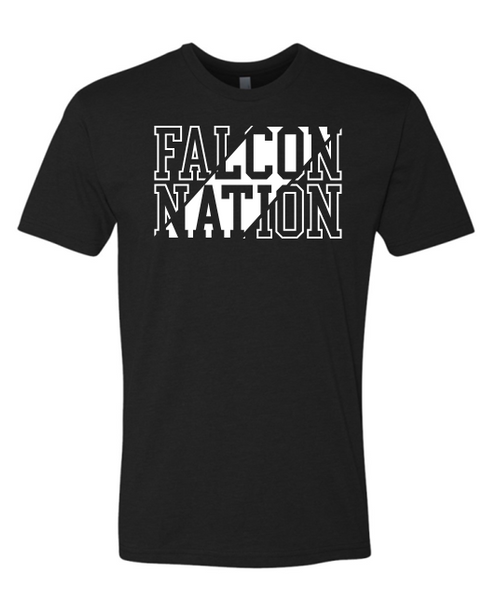 FALCON NATION - Short sleeve option - Adults and Youth sizes