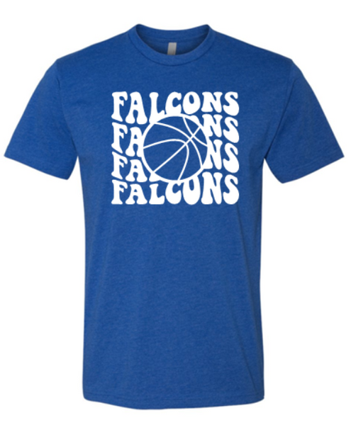 Falcons - Retro Basketball design
