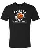 FALCONS BASKETBALL - Short sleeve option - Adults and Youth sizes