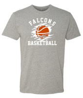 FALCONS BASKETBALL - Short sleeve option - Adults and Youth sizes