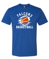 FALCONS BASKETBALL - Short sleeve option - Adults and Youth sizes