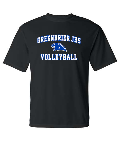 Greenbrier Jrs - Black DRI FIT Shirts