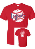 Legends Baseball with Custom Player on the back - Short Sleeve T-Shirt