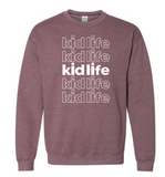 *NEW* Kid Life Stacked Logo on Sweatshirt
