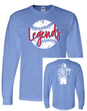 Legends Baseball with Custom Player on the back - Crewneck Sweatshirt