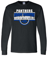 Panthers Cross Country LONG SLEEVE TEE - DESIGN #1