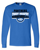 Panthers Cross Country LONG SLEEVE TEE - DESIGN #1