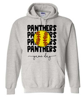 Panthers with softball