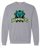 Diamondbacks Crew Neck sweatshirts - 2 colors - Adult and Youth