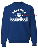 Falcons Basketball - personalize with your number - Tshirt or sweatshirt