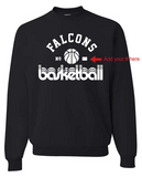 Falcons Basketball - personalize with your number - Tshirt or sweatshirt
