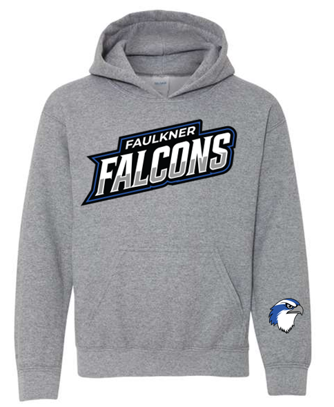 Faulkner Falcons Hoodie - YOUTH OPTIONS