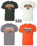Arkansas Hurricanes - Short Sleeve Gildan unisex tee