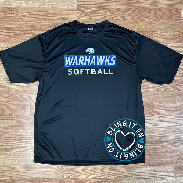 Warhawks Softball - Dri Fit tee