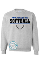 Warhawks Softball - Sweatshirt options