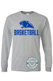Panther Basketball on Grey