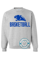 Panther Basketball on Grey