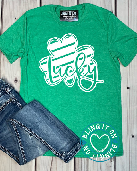 ~ Lucky ~ St Patrick's Day soft tee