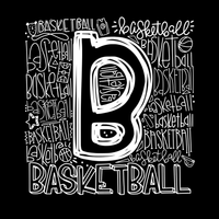 Basketball Typography Tee