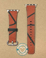 Basketball - Faux Leather Apple Watchband *** Free Shipping***